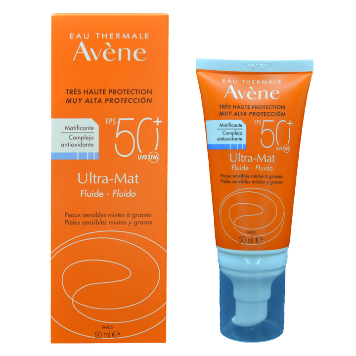 Avène Ultra Mat Fluido FPS 50+ piel grasa