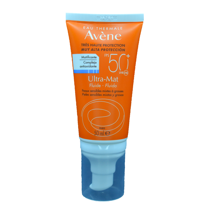 Avène Ultra Mat Fluido FPS 50+ piel grasa