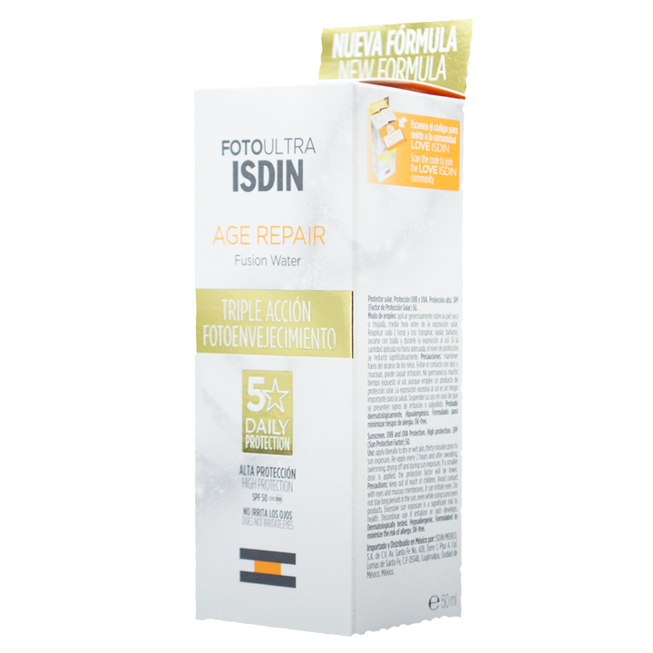 ISDIN FotoUltra Age Repair Sin Color SPF 50 50ml sunscreen