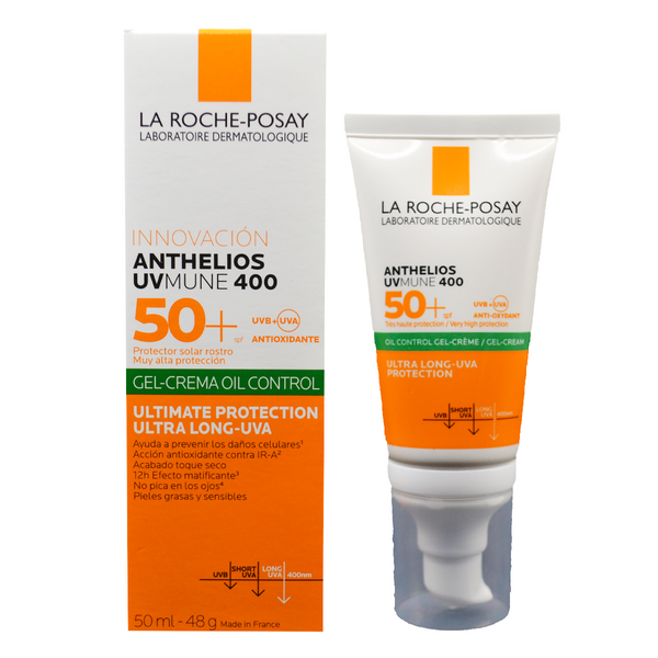 La Roche-Posay Anthelios Gel-Crema Toque Seco Sin Color SPF 50 50ml